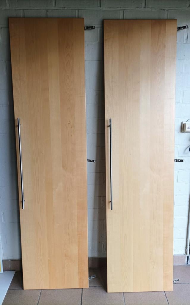 Armoire moderne 2 portes couleur hêtre, Enlèvement