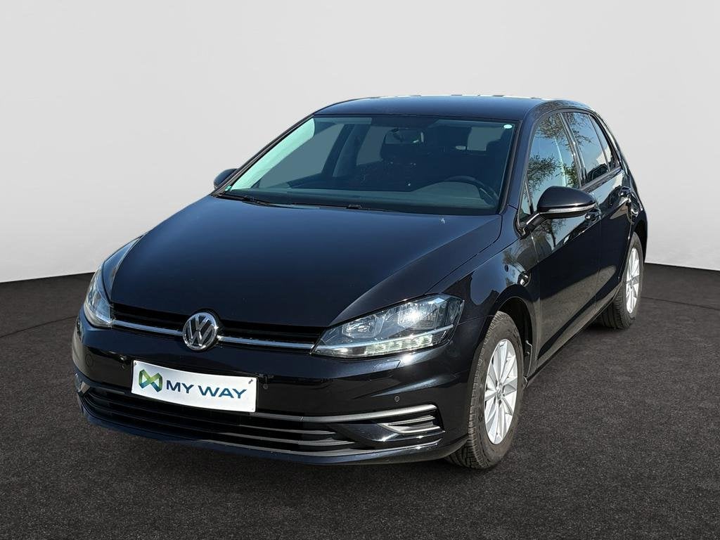 Volkswagen Golf VII Golf 1.0 TSI Trendline OPF DSG (EU6.2), Auto's, Automaat, 109 g/km, Zwart, https://public.car-pass.be/vhr/4e450443-a16f-4a90-8e05-f19369094888
