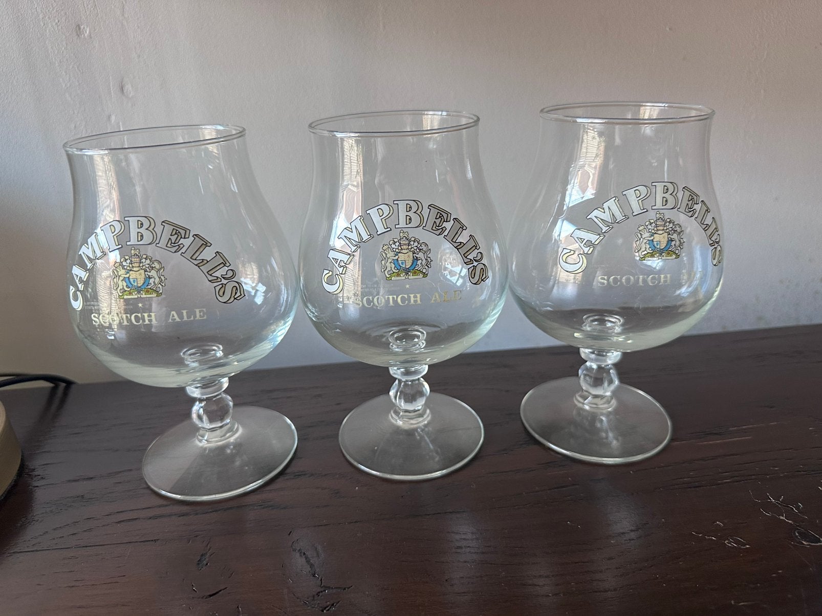 Glazen Campbell’s, Verzamelen, Biermerken, Ophalen, Gebruikt, Glas of Glazen, Overige merken