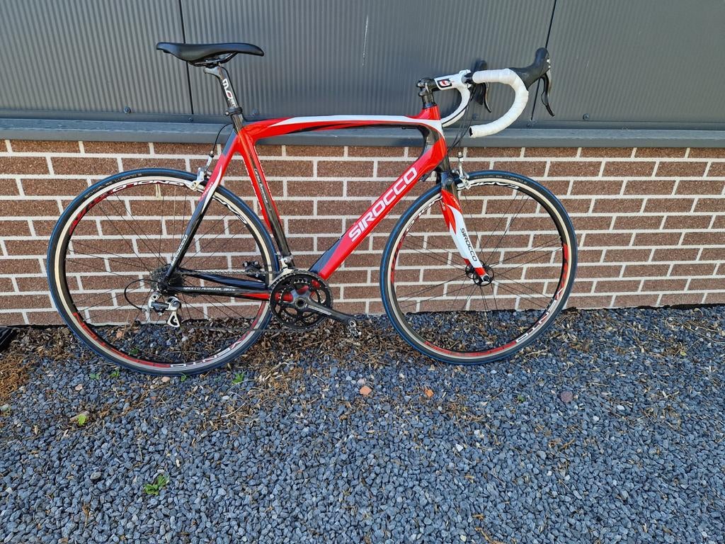 Sirocco carbon koersfiets maat 60, Fietsen en Brommers, 28 inch, Gebruikt, Carbon, 15 tot 20 versnellingen