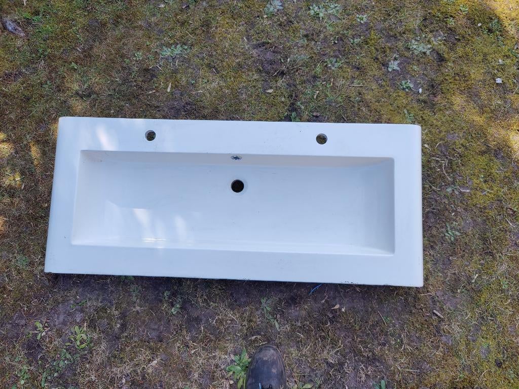 wasbak, Doe-het-zelf en Bouw, Sanitair, Ophalen, Gebruikt, Steen, Wastafel