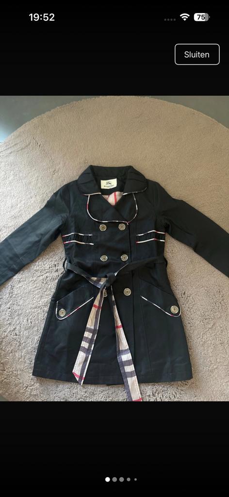 Burberry jas, Ophalen, Zo goed als nieuw