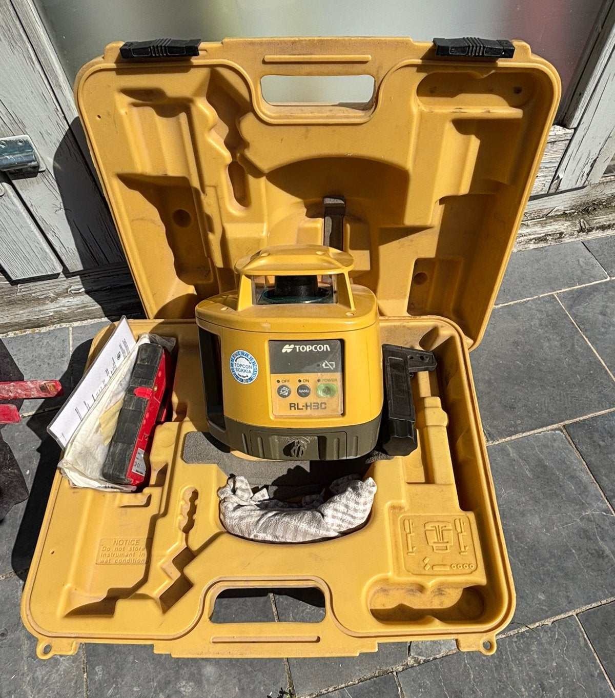Topcon RL-H3C roterende bouwlaser, Ophalen, Gebruikt, Afstand