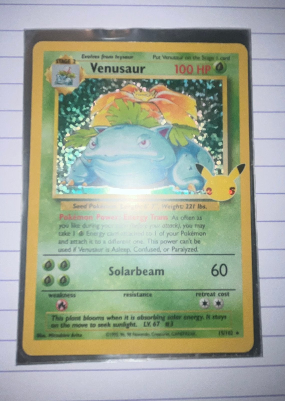 Venusaur, Ophalen of Verzenden, Nieuw, Losse kaart