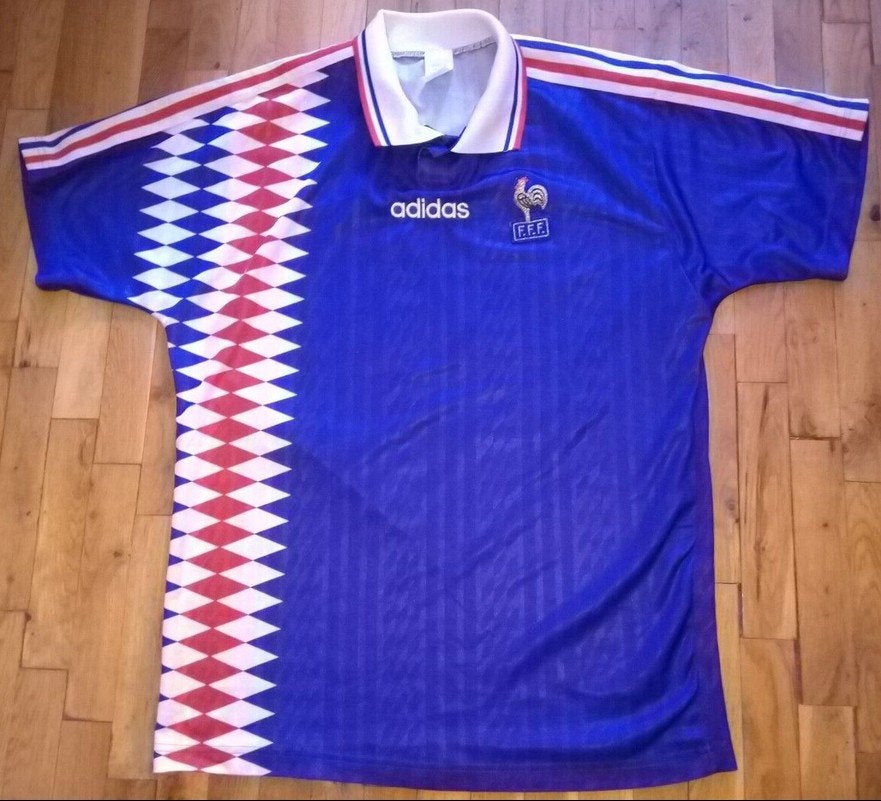 Frankrijk Zidane Voetbalshirt Origineel 1994, Envoi
