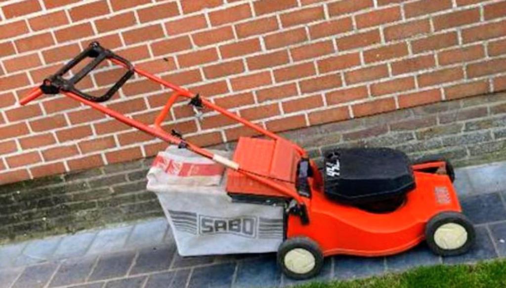 Elektrische grasmaaier sabo, Tuin en Terras, Ophalen, Gebruikt