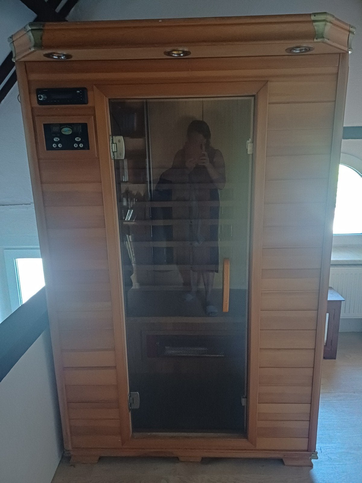 infraroodsauna, Ophalen, Gebruikt, Infrarood, Complete sauna