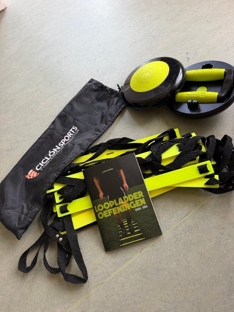 loopladder en push-up gain, Sport en Fitness, Ophalen, Zo goed als nieuw, Balansbord