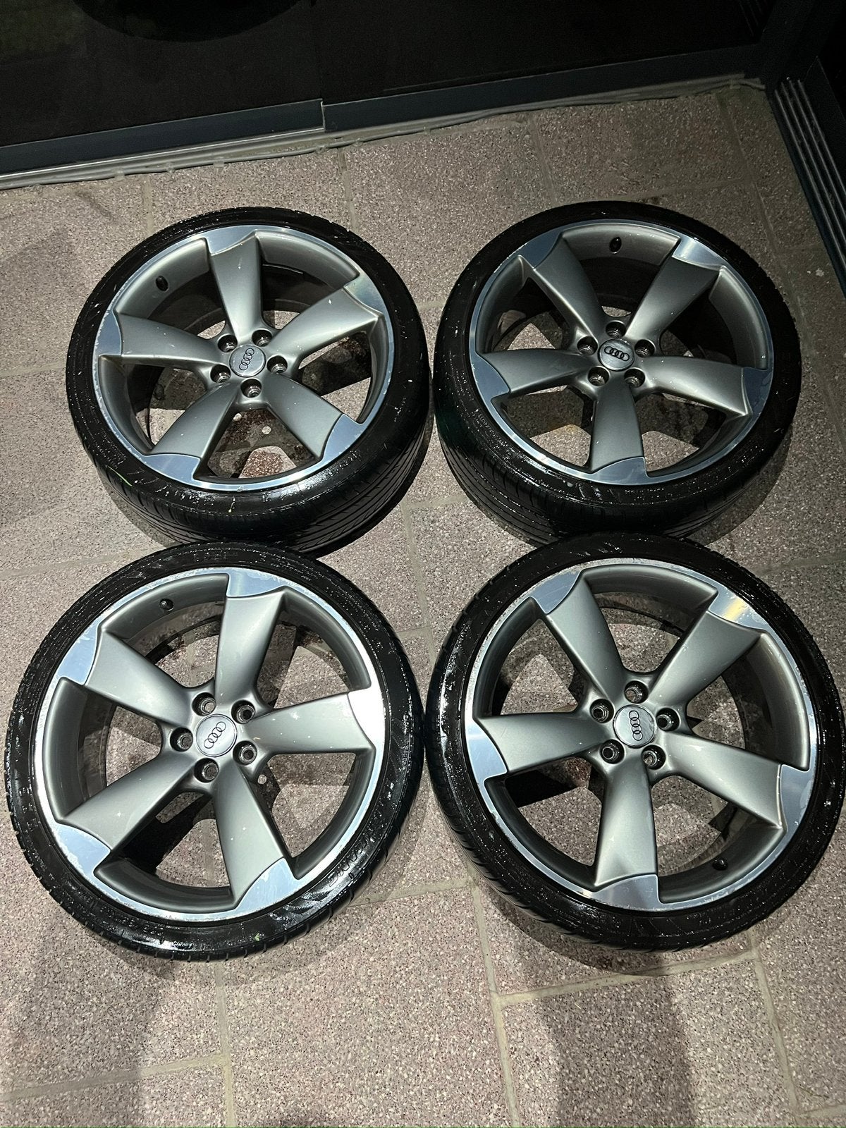 Jantes audi Rotor 5x100, Autos : Pièces & Accessoires, Pneus & Jantes, Pneus et Jantes, 4 Saisons, 18 pouces, Enlèvement