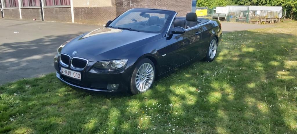 Bmw cabrio 320d, 4 zetels, Achterwielaandrijving, Zwart, Cabriolet