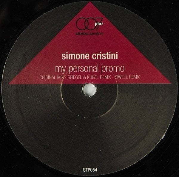 Simone Cristini - My Personal Promo, Cd's en Dvd's, Promo, Ophalen of Verzenden, Zo goed als nieuw, Techno