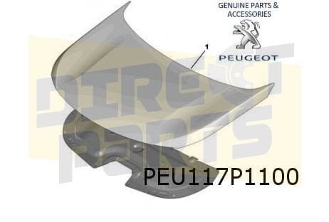 Peugeot 308 (10/17-) motorkap (te spuiten) Origineel! 981730, -, -, Nieuw, -