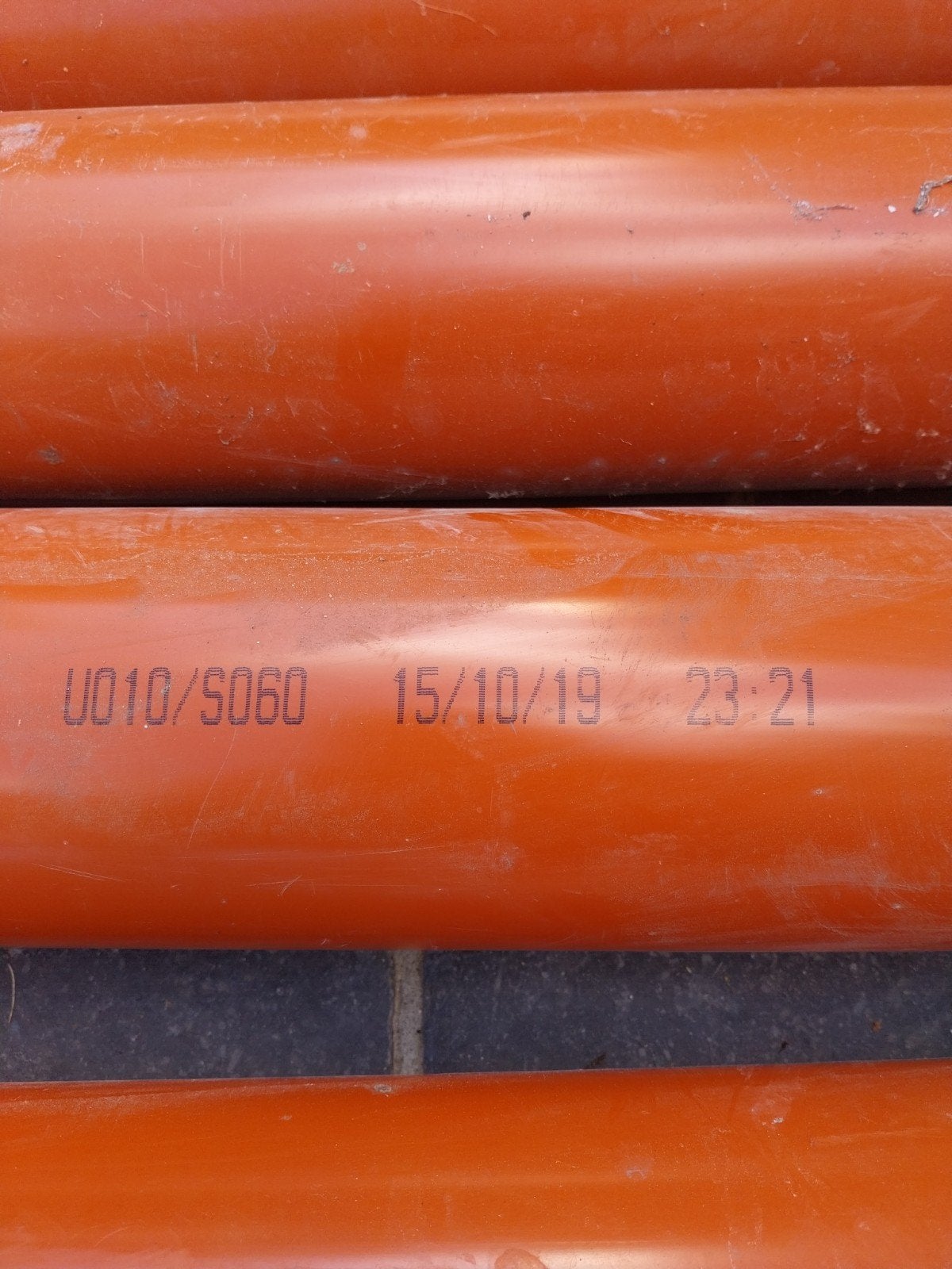 tyau pvc, Enlèvement, PVC