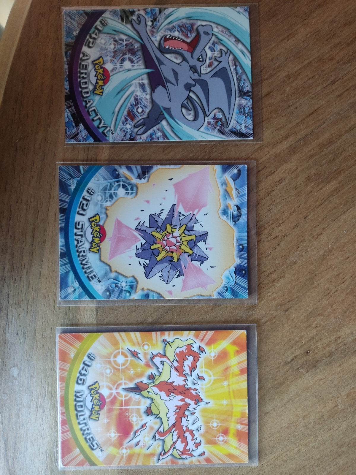 Topps serie 3 Blue Logo kaartjes, Verzenden