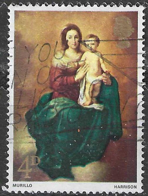 Grande-Bretagne 1967 - Yvert 500 - Peintures (ST), Envoi, Affranchi