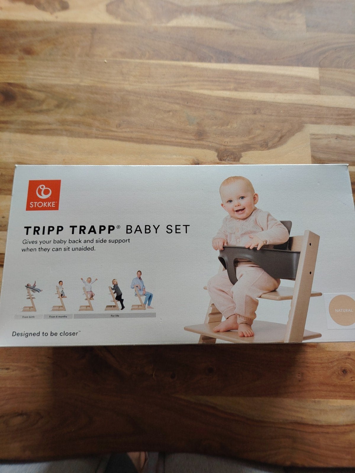 Stokke Tripp Trapp baby set nieuw/nooit gebruikt, Ophalen, Nieuw, Meegroeistoel, Aanschuifbaar