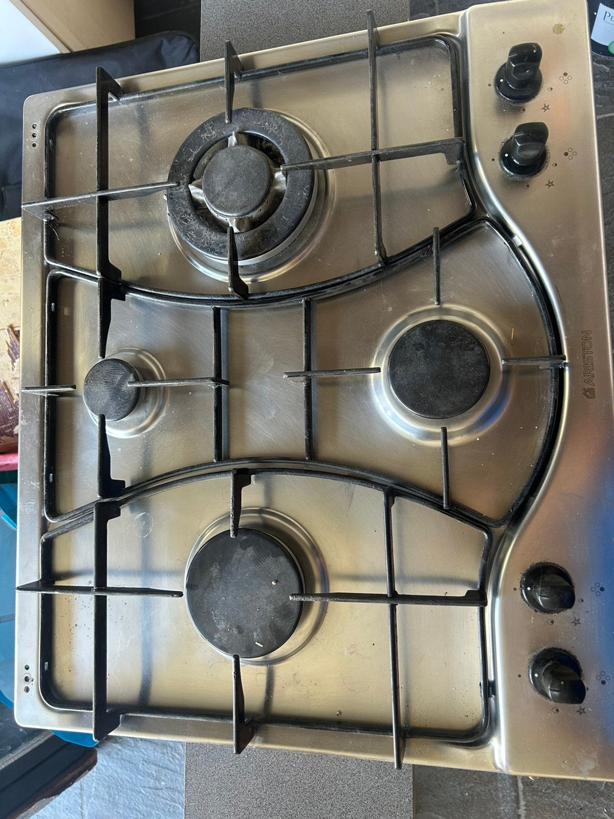 Taque de cuisson Ariston, Enlèvement, Comme neuf, Gaz, 4 zones de cuisson