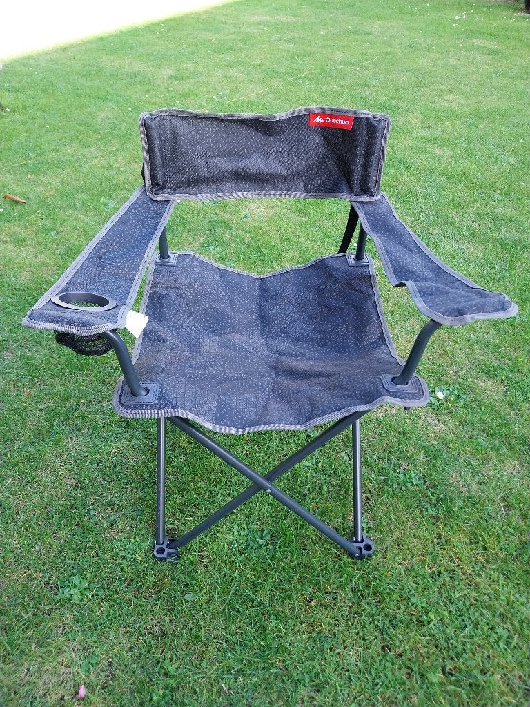 Chaise de camping QUECHUA - (supporte 150 kg), Ophalen, Zo goed als nieuw