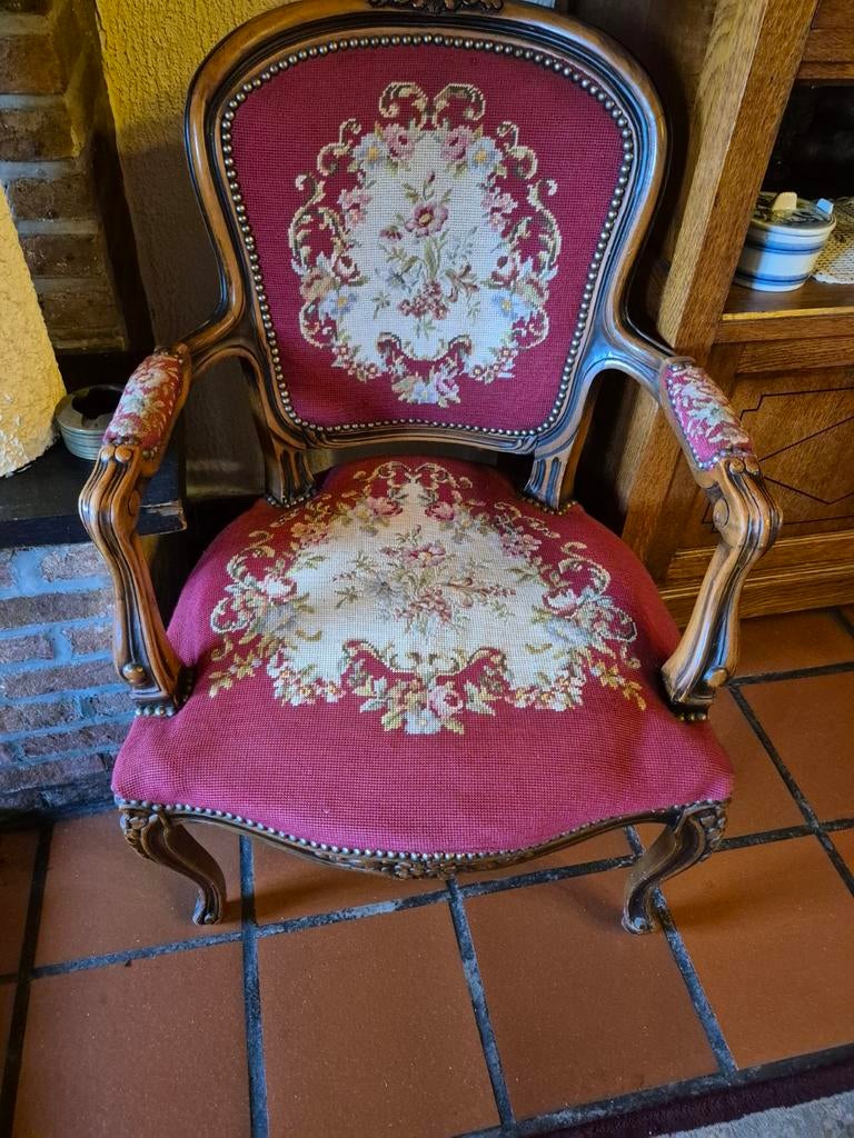 Antieke fauteuil, Antiek en Kunst, Ophalen