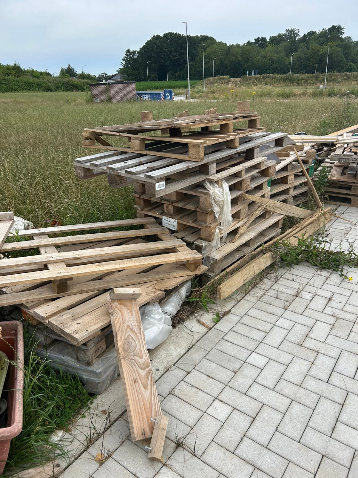 Paletten en hout, Enlèvement
