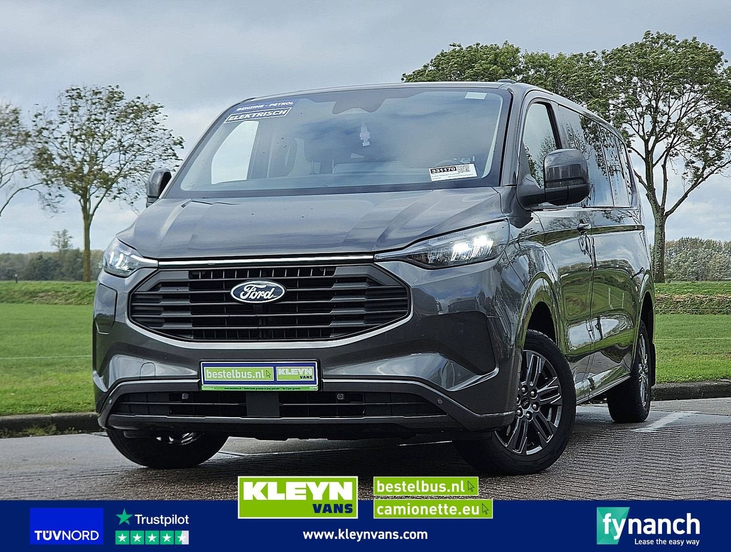 Ford TRANSIT CUSTOM 2.5 PHEV 9 Persoons Automaat L2 LED Lm-V, Auto's, Automaat, Bedrijf, Parkeercamera, Ford