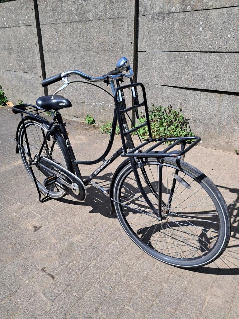 Omafiets damesfiets, Enlèvement, Frein à rétropédalage, Vitesses