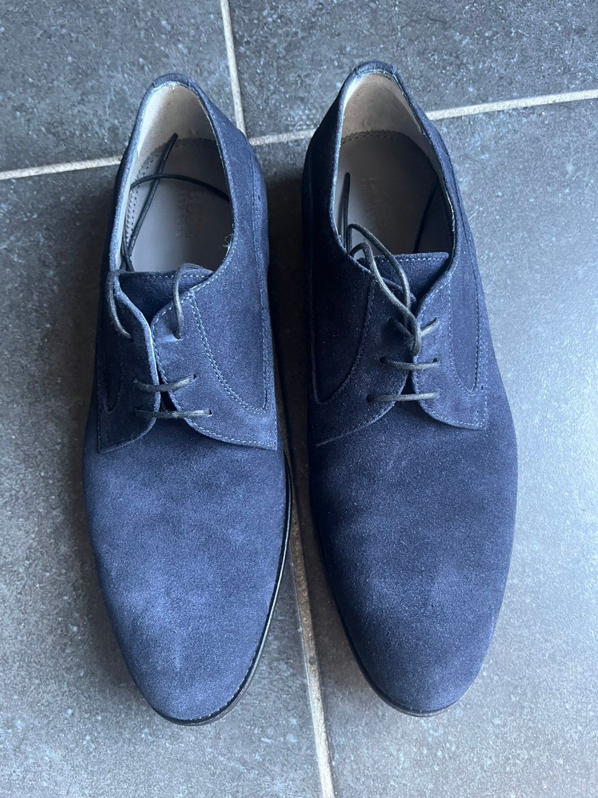 Huggo boss schoenen, Kleding | Heren, Blauw, Ophalen of Verzenden, Zo goed als nieuw, Veterschoenen