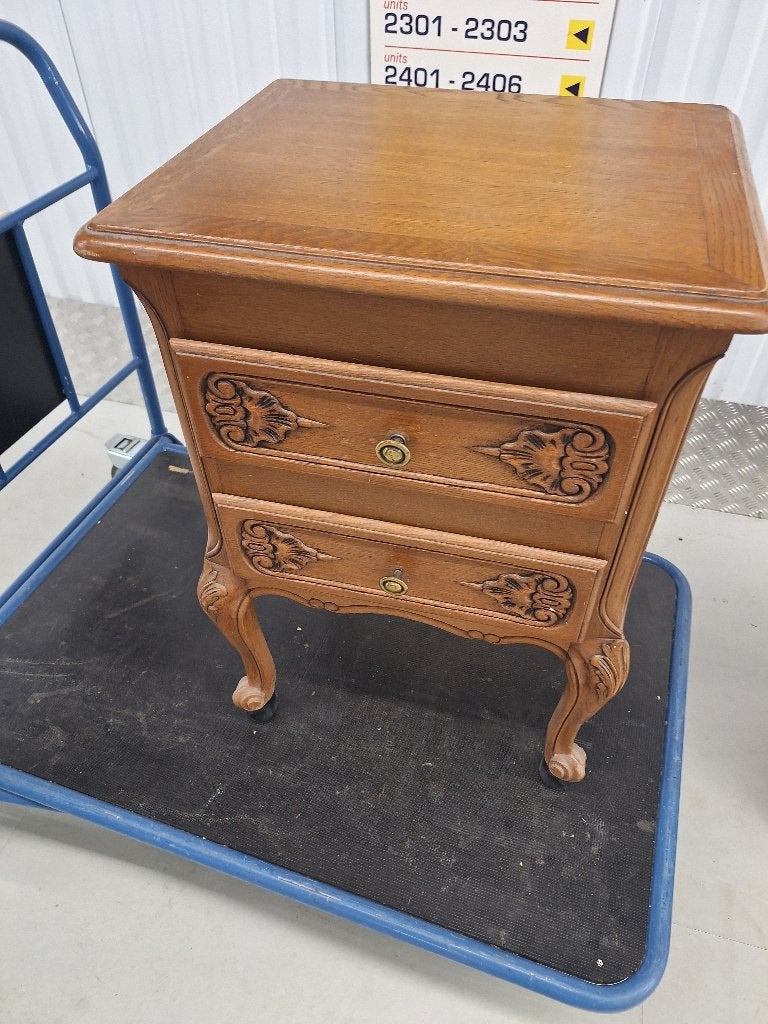 Nachtkastje, Ophalen, Gebruikt, Hout