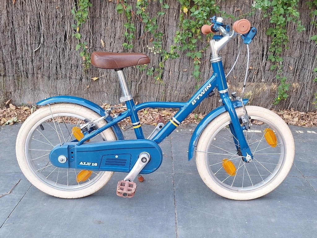 Vélo pour enfants B'Twin (Decathlon) 16 pouces ALU, Frein sur jante, Enlèvement ou Envoi, 16 à 20 pouces, Utilisé