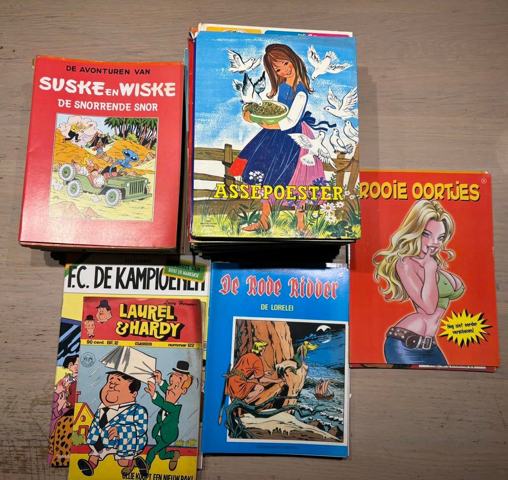 Verschillende strips 77 stuks, Boeken, Stripverhalen, Meerdere stripboeken, Ophalen, Gelezen