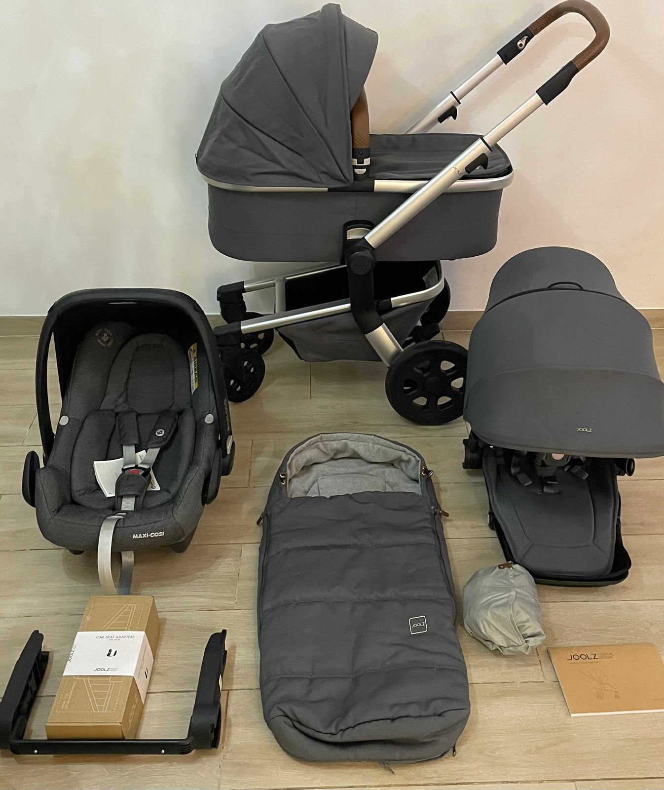 Joolz Hub complet 3-en-1 gris magnifique Joolz Hub, Enlèvement ou Envoi, Babygeluk, Comme neuf, W