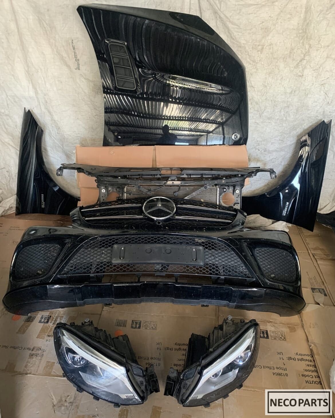 MERCEDES GL GLE W166 X166 AMG COMPLEET VOORKOP BUMPER O.A!!, Arrière, Haillon arrière, Utilisé, -