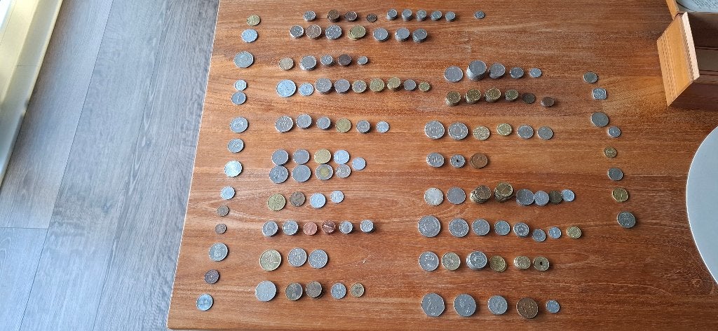Munten, Ophalen, Overige landen