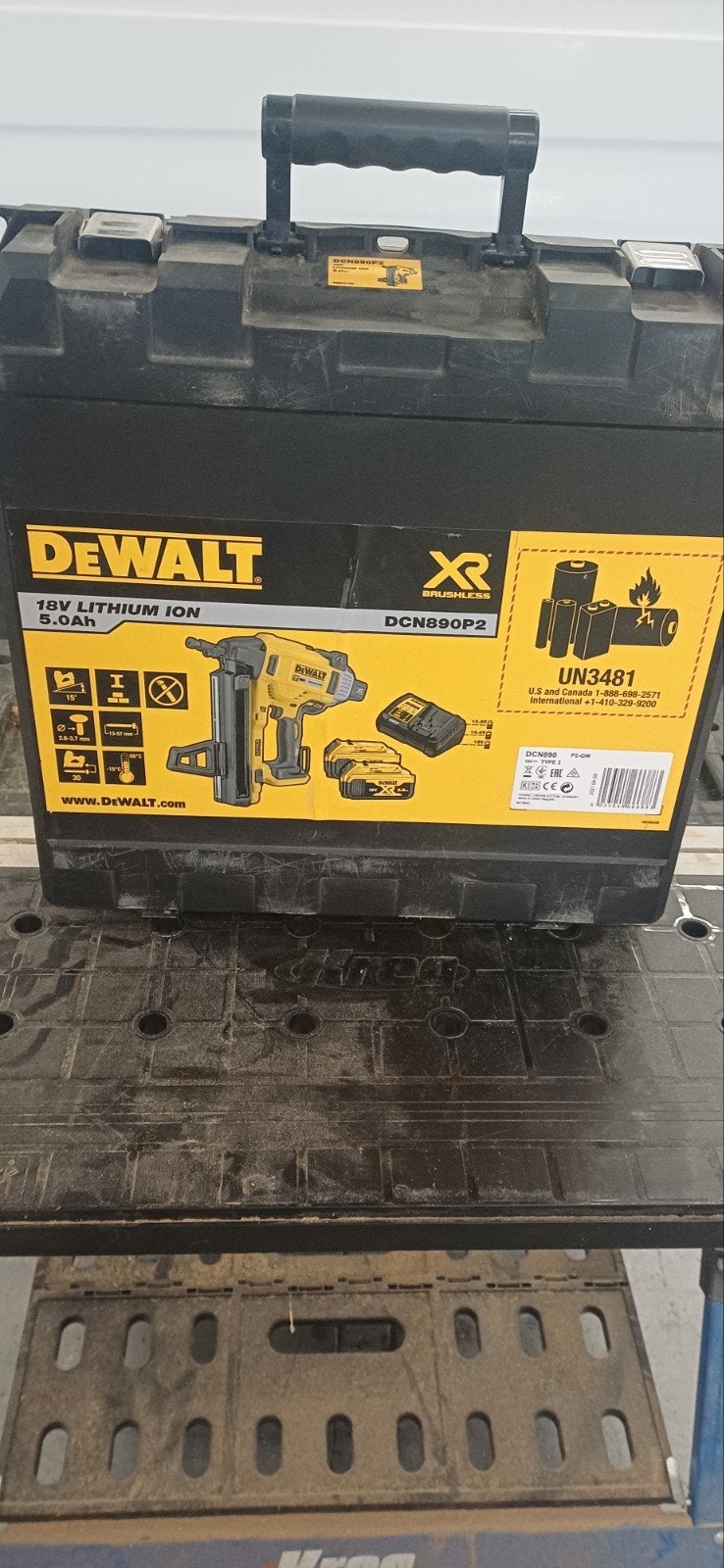 dewalt dcn890p2 betontacker, Ophalen, Zo goed als nieuw, Tacker/nietmachine, DeWalt