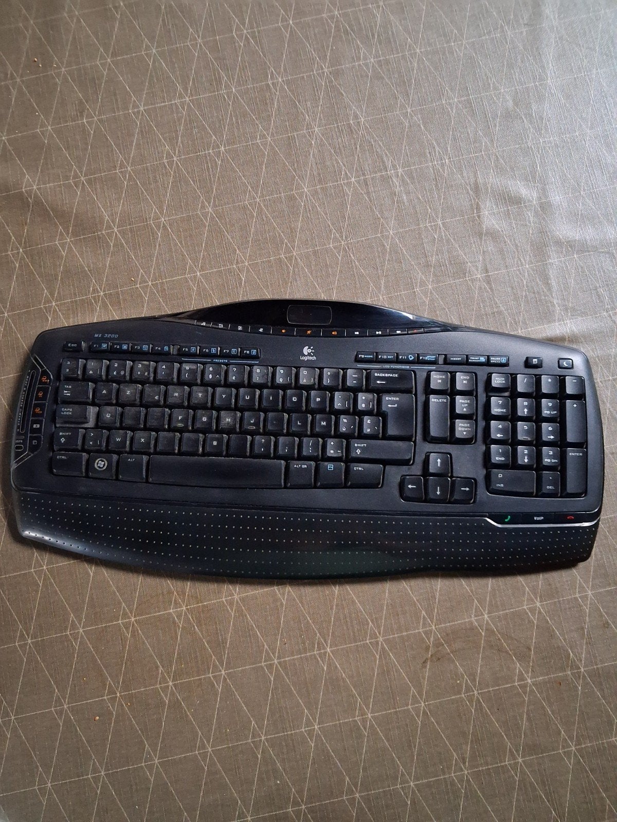 Logitech cordless desktop MX 3200, Ophalen, Gebruikt, Logitech G, Azerty