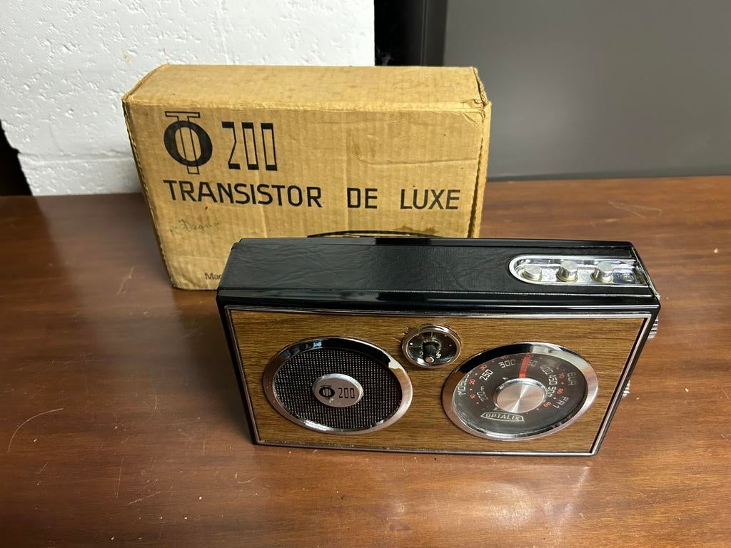 Optalix transistorradio TO200, Audio, Tv en Foto, Radio's, Ophalen of Verzenden, Gebruikt, Transistorradio