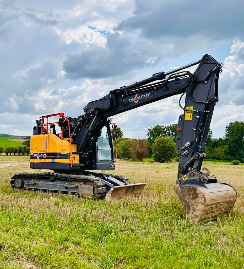 Volvo ECR145EL rupskraan, Ophalen, Graafmachine