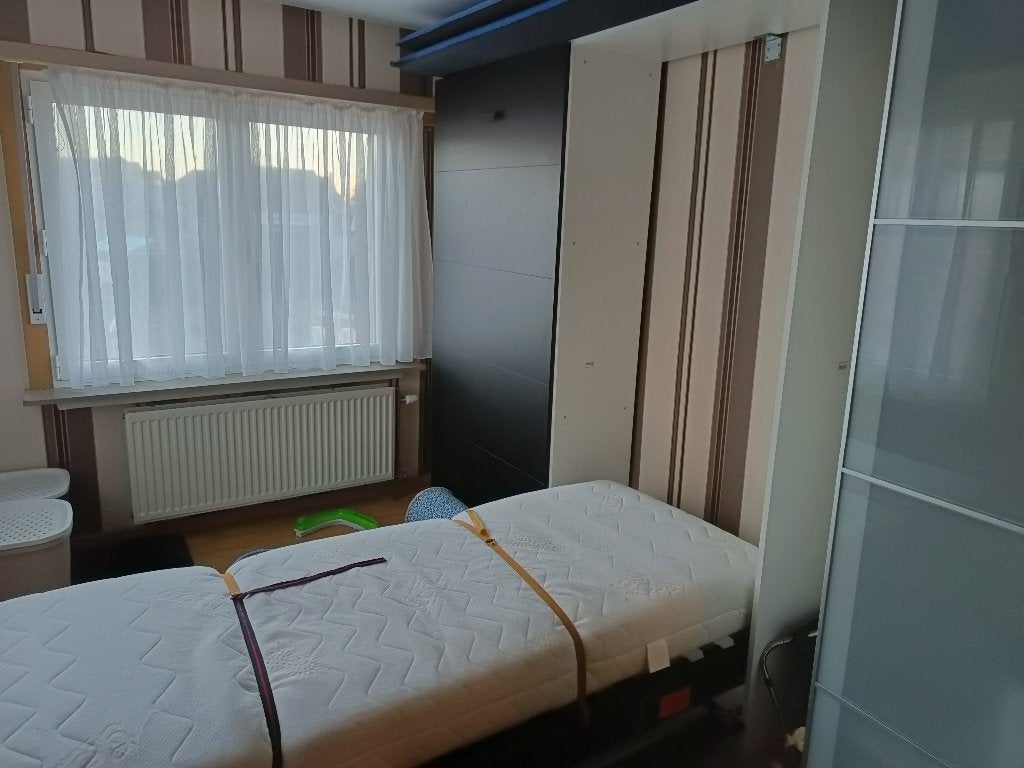 Inklap bedkast, Huis en Inrichting, Ophalen, Eenpersoons, Zo goed als nieuw, Hout