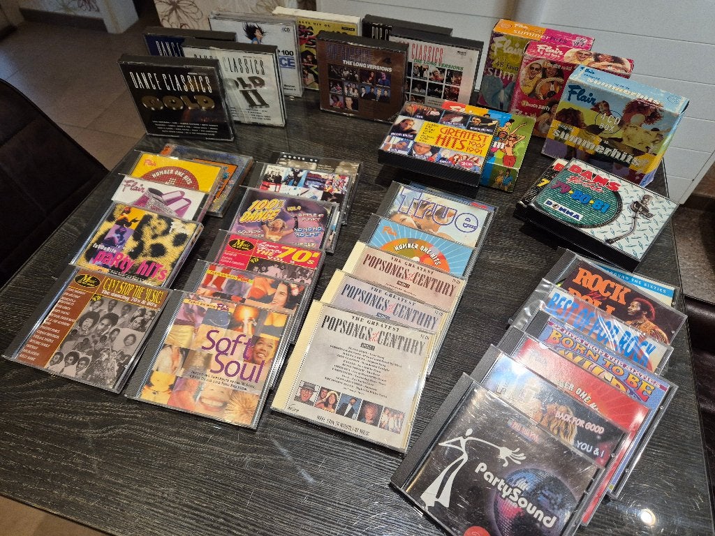 63 cd's dance, pop en rock jaren 60 tot 90, Cd's en Dvd's, Cd's | Verzamelalbums, Ophalen, Zo goed als nieuw, Pop, Verzamelalbum