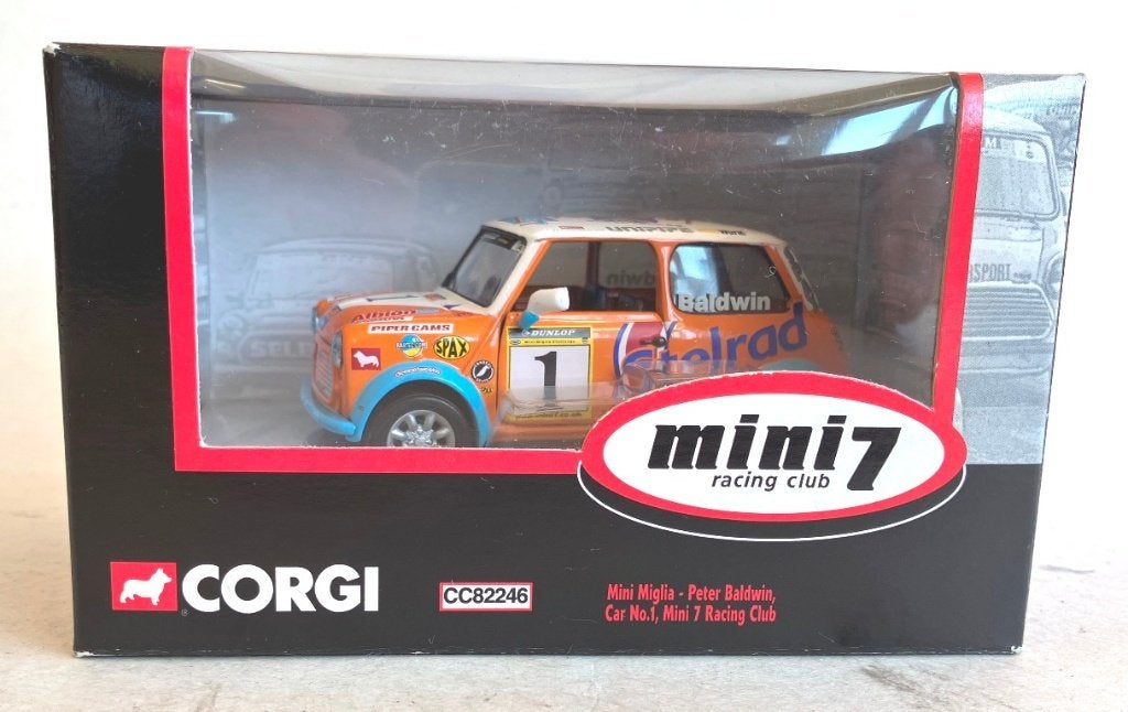 Mini Se7en Peter Baldwin Corgi CC82246., Enlèvement ou Envoi, Comme neuf, Voiture