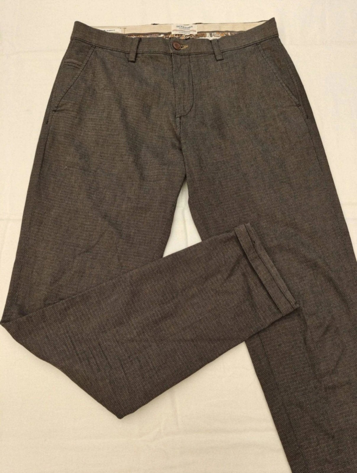 PANTALON CHINO JACK&JONES (L), Vêtements | Hommes, Gris, Enlèvement ou Envoi, Jack&Jones, Taille 52/54 (L)