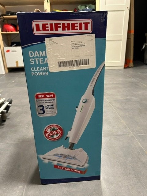 Leifheit CleanTenso Power - balai vapeur, Electroménager, Vapeurs, Enlèvement, Neuf, Nettoyeur à vapeur