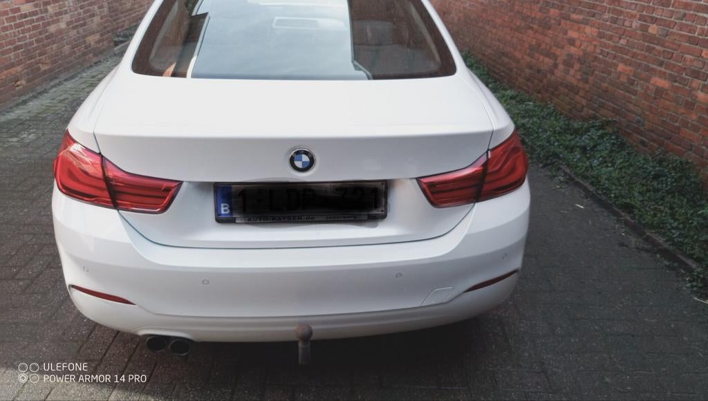 Verkoop BMW Coupe 420i  118500km, Auto's, Wit, Particulier, Cruise Control, Leder
