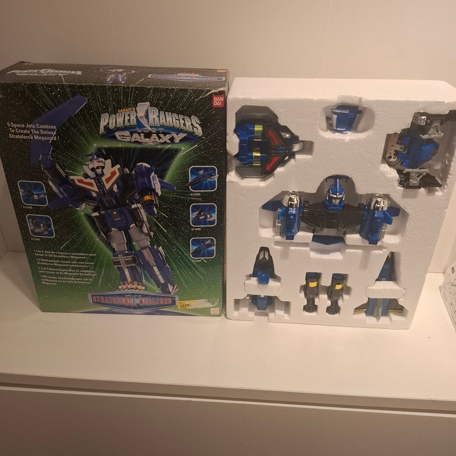 Power Rangers Deluxe  Stratoforce Megazord, Kinderen en Baby's, Speelgoed | Actiefiguren, Ophalen of Verzenden
