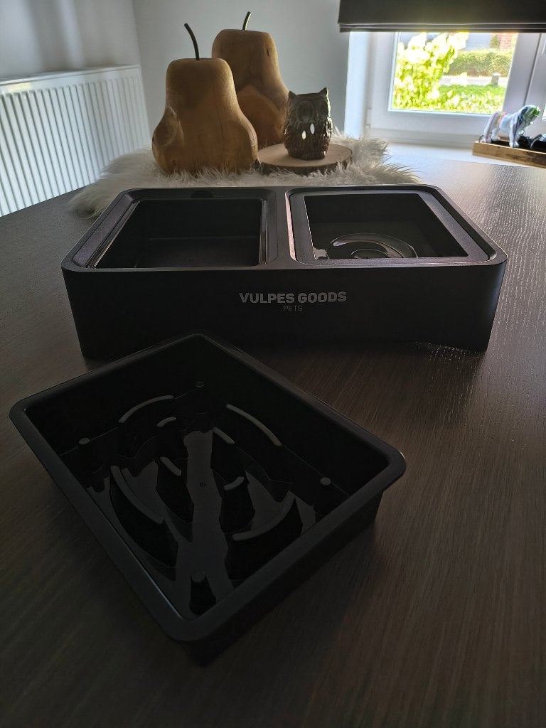 Voerbak hond op standaard, Ophalen, Verstelbaar, Zo goed als nieuw