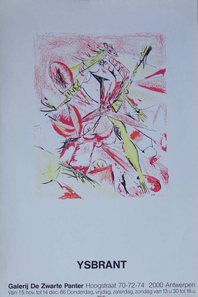 YSBRANT / AFFICHE / KLEURZEEFDRUK / 90x60cm / PANTER, Enlèvement ou Envoi