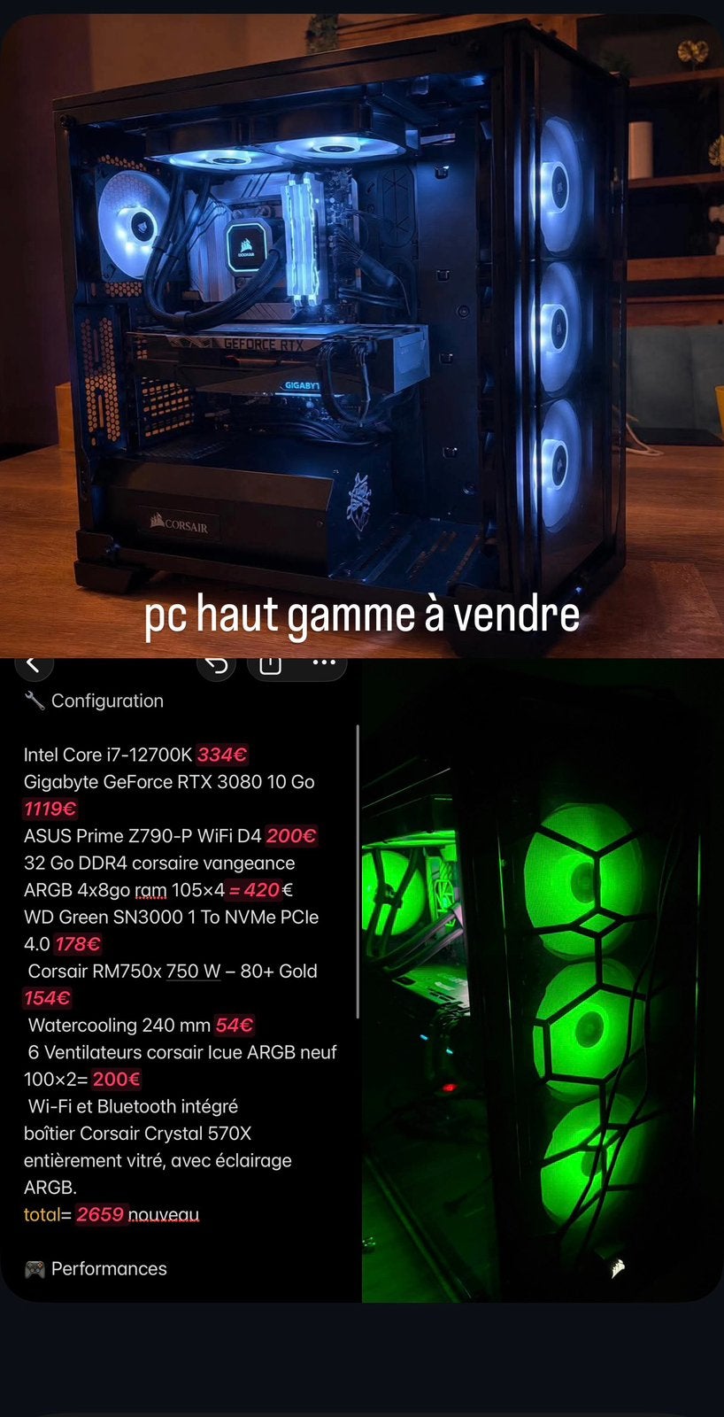pc gamer, Informatique & Logiciels, Enlèvement, Comme neuf