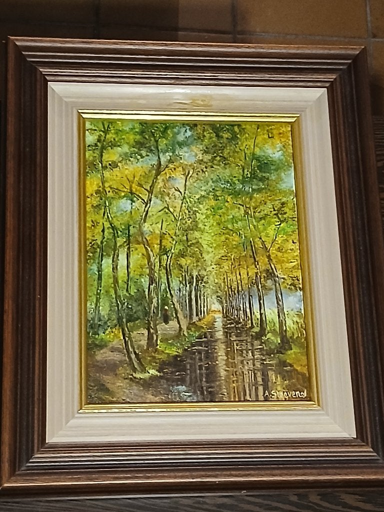 Schilderij dreef, Antiek en Kunst, Ophalen