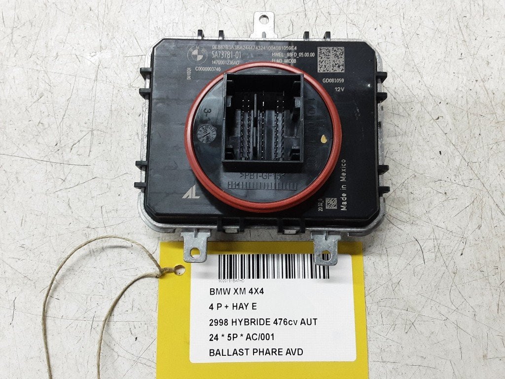 BALLAST DE PHARE XENON DROIT BMW XM (09) (5A7378101), Utilisé, BMW, Petuelring 130
80809  München, DE, Bayerische Motoren Werke AG