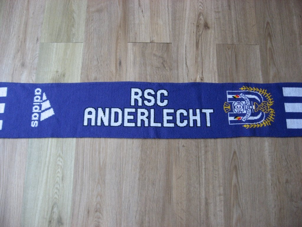 Retro RSC Anderlecht Adidas Sjaal Perfecte staat, Ophalen of Verzenden, Nieuw, Vaantje of Sjaal